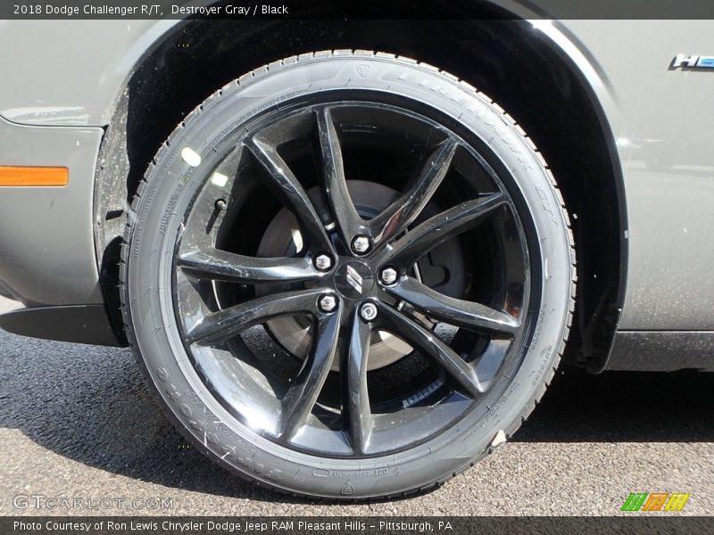 Destroyer Gray / Black 2018 Dodge Challenger R/T