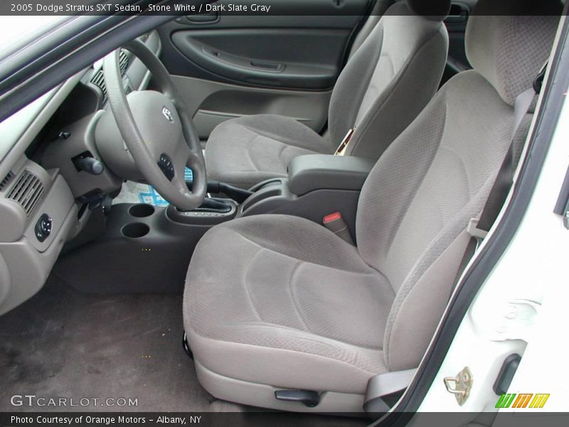 Stone White / Dark Slate Gray 2005 Dodge Stratus SXT Sedan