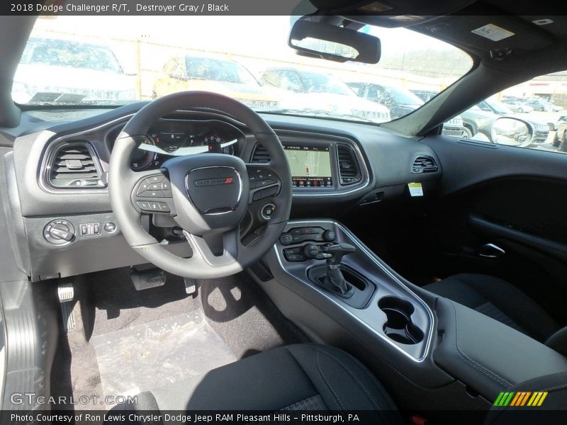 Destroyer Gray / Black 2018 Dodge Challenger R/T