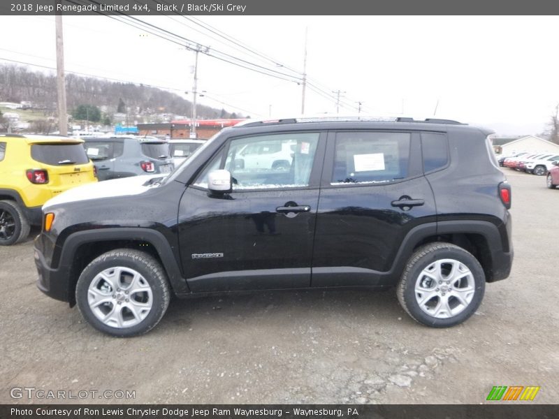 Black / Black/Ski Grey 2018 Jeep Renegade Limited 4x4