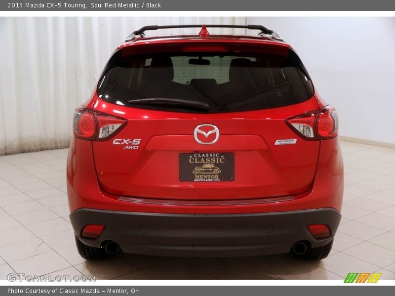 Soul Red Metallic / Black 2015 Mazda CX-5 Touring