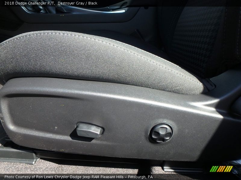 Destroyer Gray / Black 2018 Dodge Challenger R/T