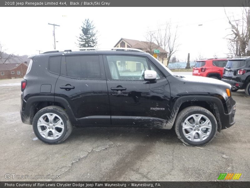 Black / Black/Ski Grey 2018 Jeep Renegade Limited 4x4