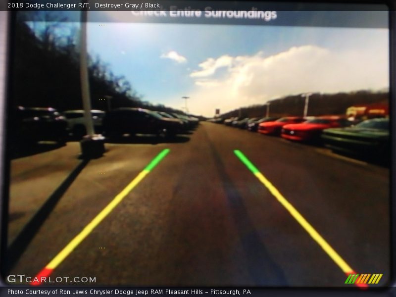 Destroyer Gray / Black 2018 Dodge Challenger R/T