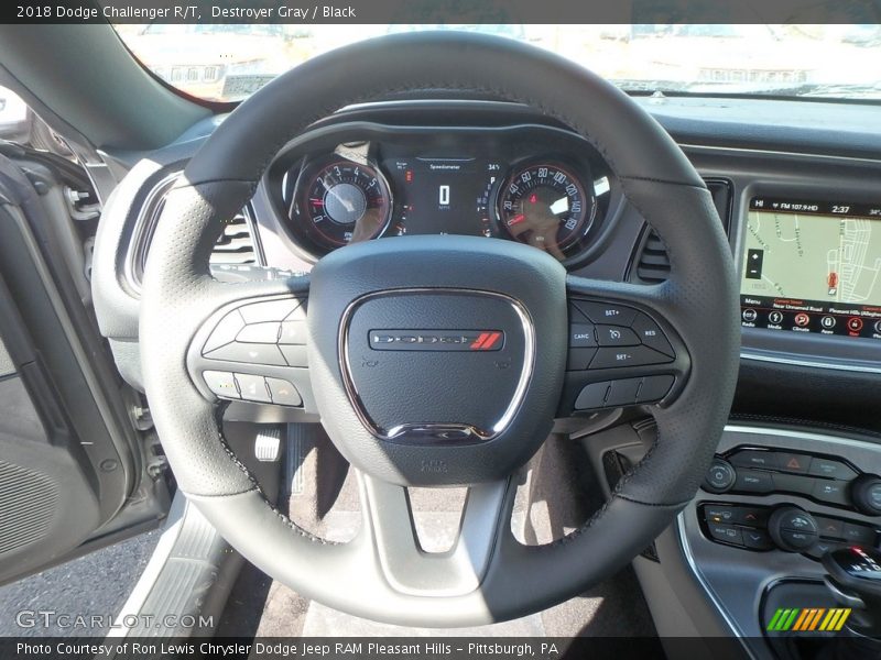 Destroyer Gray / Black 2018 Dodge Challenger R/T