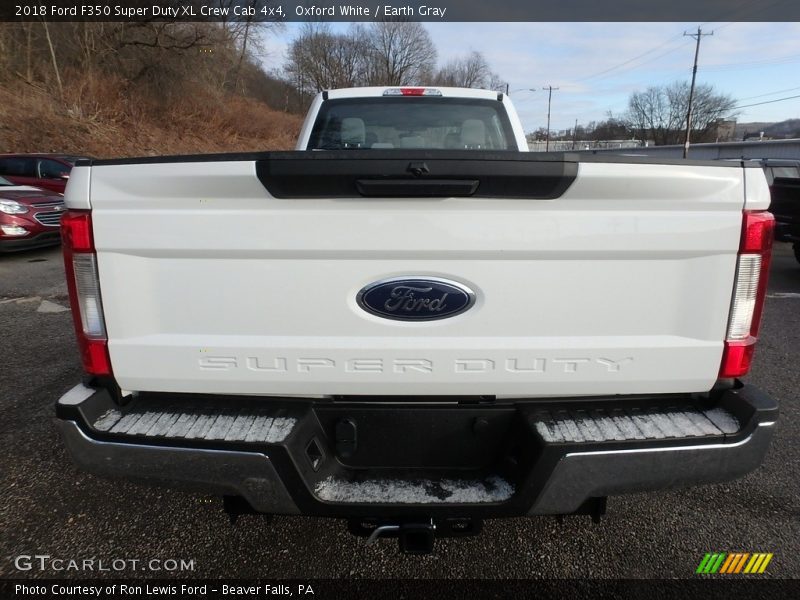 Oxford White / Earth Gray 2018 Ford F350 Super Duty XL Crew Cab 4x4