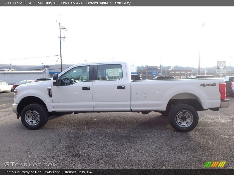 Oxford White / Earth Gray 2018 Ford F350 Super Duty XL Crew Cab 4x4