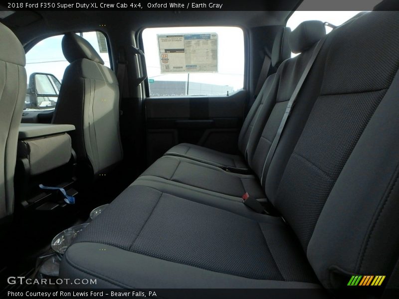 Oxford White / Earth Gray 2018 Ford F350 Super Duty XL Crew Cab 4x4