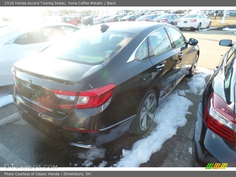 Kona Coffee Metallic / Black 2018 Honda Accord Touring Sedan
