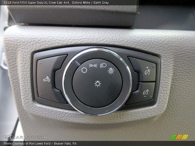 Oxford White / Earth Gray 2018 Ford F350 Super Duty XL Crew Cab 4x4