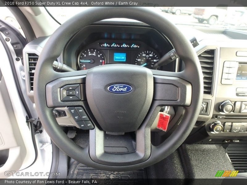 Oxford White / Earth Gray 2018 Ford F350 Super Duty XL Crew Cab 4x4