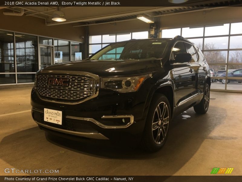 Ebony Twilight Metallic / Jet Black 2018 GMC Acadia Denali AWD