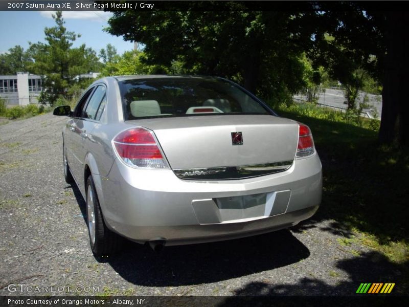 Silver Pearl Metallic / Gray 2007 Saturn Aura XE