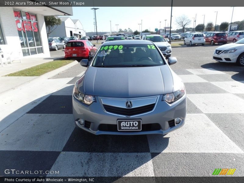 Silver Moon / Taupe 2012 Acura TSX Sedan
