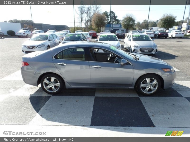 Silver Moon / Taupe 2012 Acura TSX Sedan