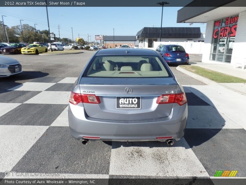 Silver Moon / Taupe 2012 Acura TSX Sedan