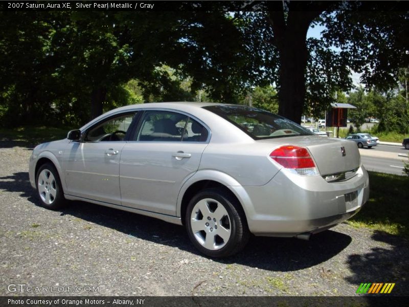 Silver Pearl Metallic / Gray 2007 Saturn Aura XE