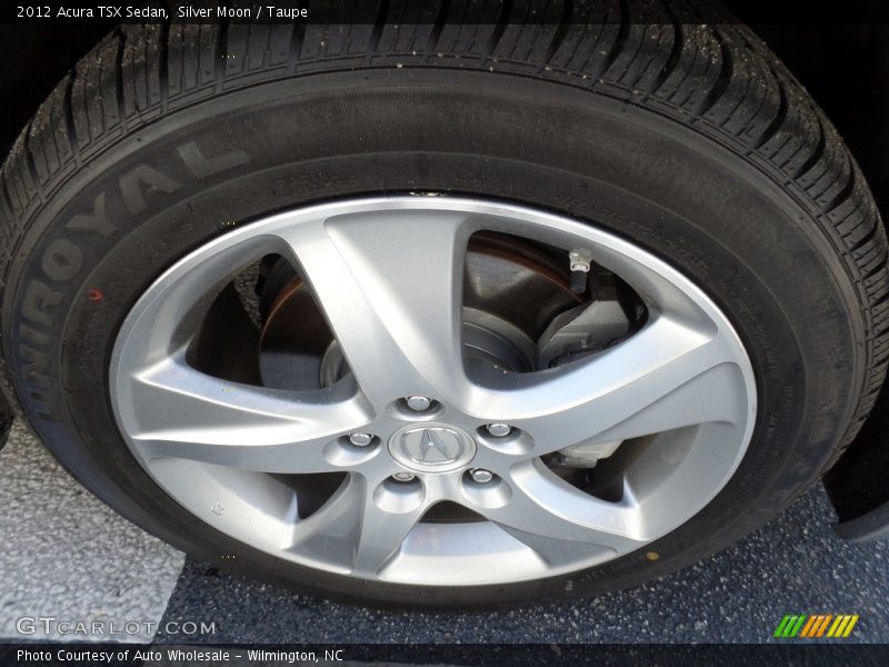 Silver Moon / Taupe 2012 Acura TSX Sedan