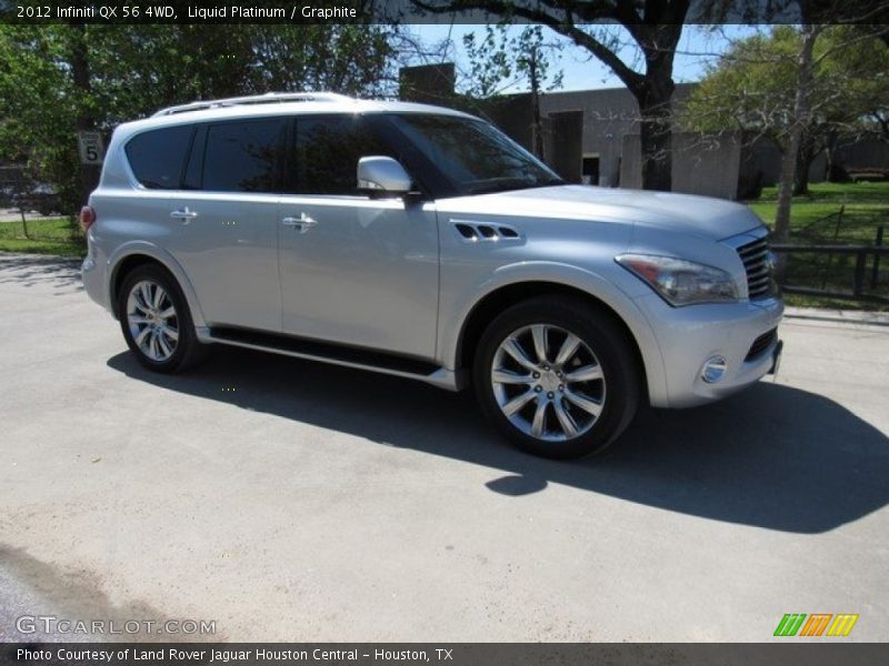 Liquid Platinum / Graphite 2012 Infiniti QX 56 4WD