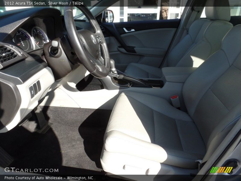 Silver Moon / Taupe 2012 Acura TSX Sedan