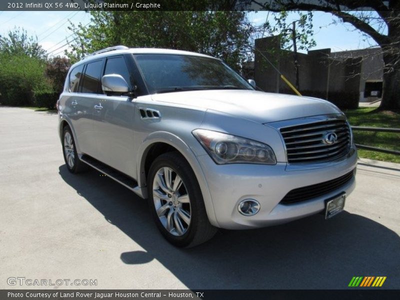 Liquid Platinum / Graphite 2012 Infiniti QX 56 4WD