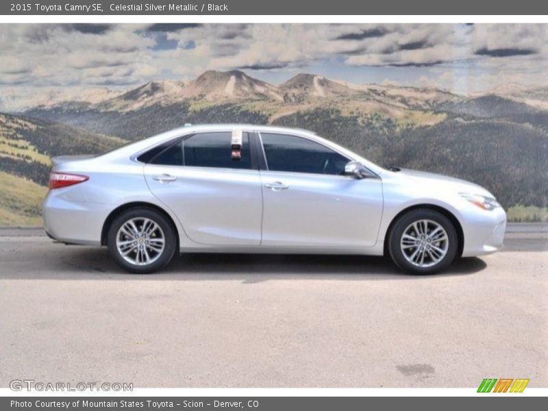 Celestial Silver Metallic / Black 2015 Toyota Camry SE