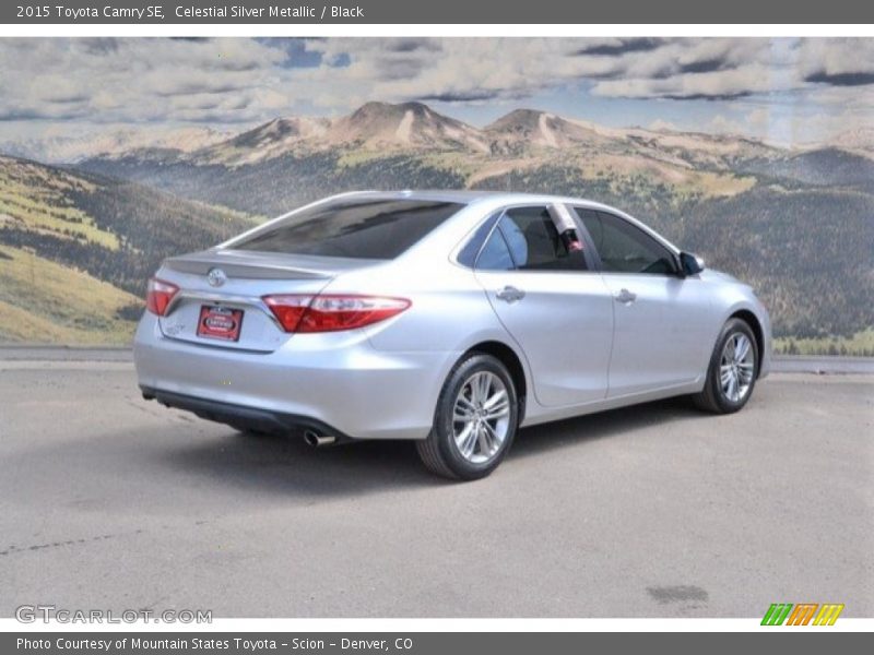Celestial Silver Metallic / Black 2015 Toyota Camry SE