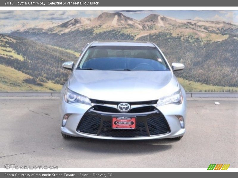 Celestial Silver Metallic / Black 2015 Toyota Camry SE