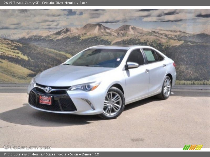 Celestial Silver Metallic / Black 2015 Toyota Camry SE