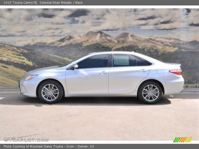 Celestial Silver Metallic / Black 2015 Toyota Camry SE
