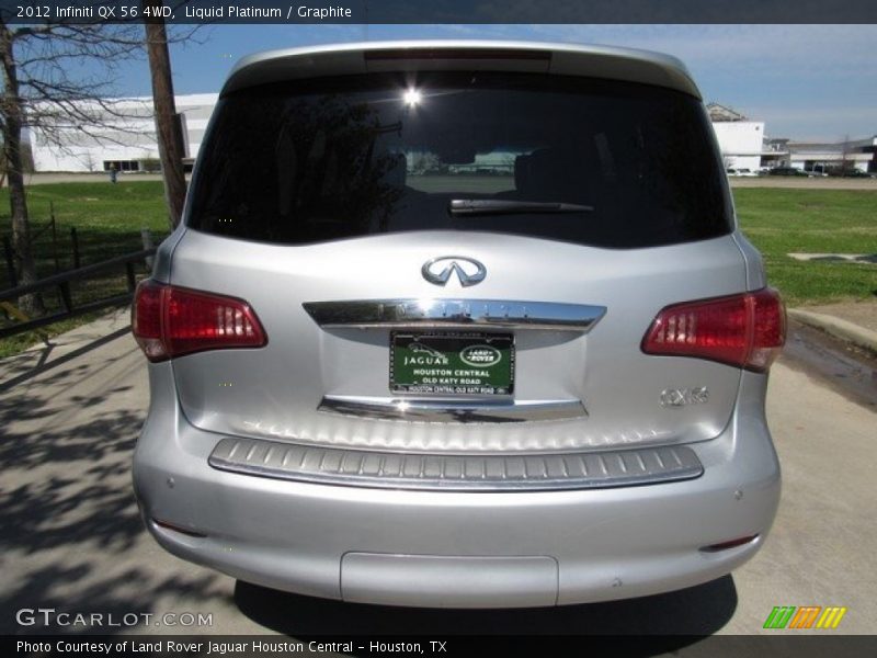 Liquid Platinum / Graphite 2012 Infiniti QX 56 4WD