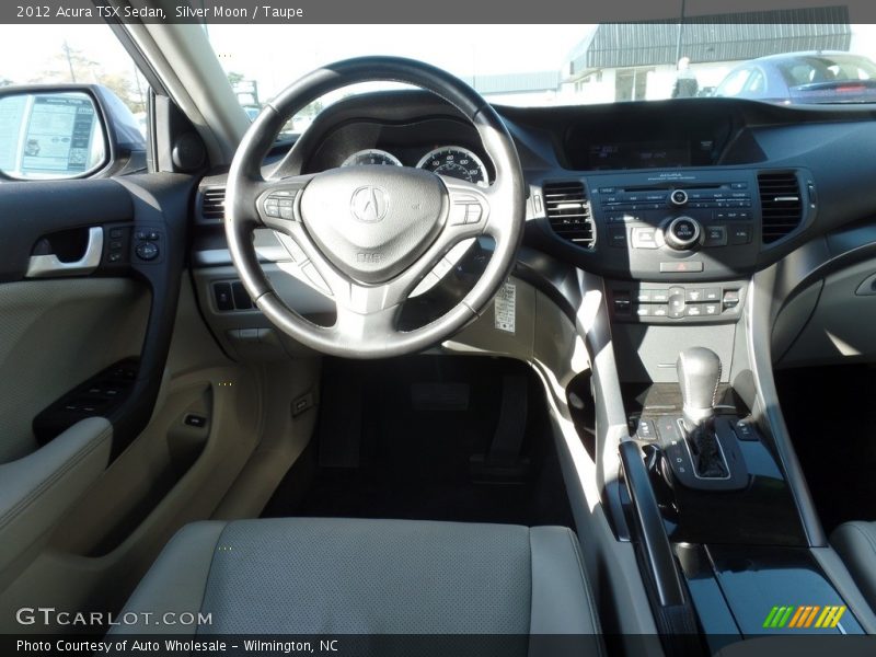 Silver Moon / Taupe 2012 Acura TSX Sedan