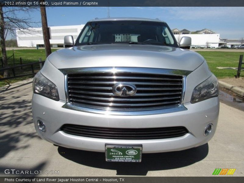 Liquid Platinum / Graphite 2012 Infiniti QX 56 4WD