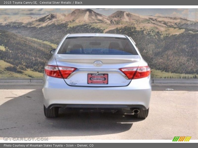 Celestial Silver Metallic / Black 2015 Toyota Camry SE