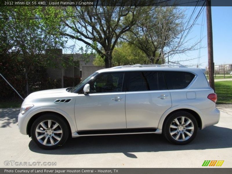 Liquid Platinum / Graphite 2012 Infiniti QX 56 4WD