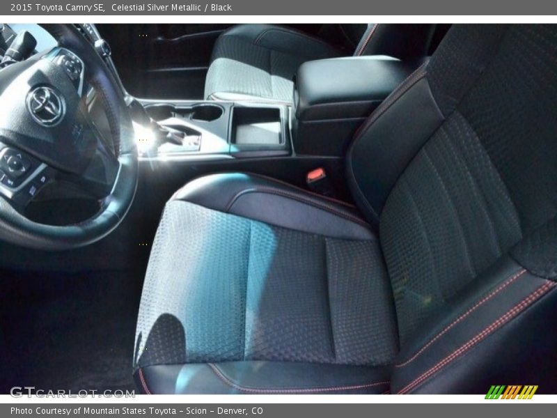 Celestial Silver Metallic / Black 2015 Toyota Camry SE