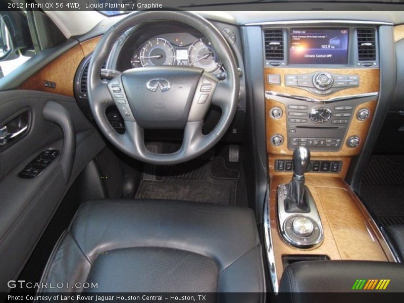 Liquid Platinum / Graphite 2012 Infiniti QX 56 4WD