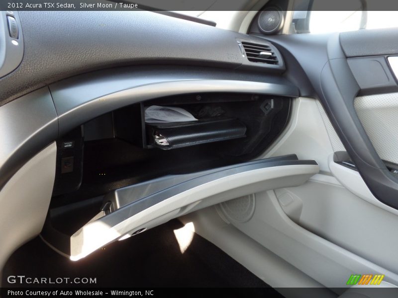 Silver Moon / Taupe 2012 Acura TSX Sedan
