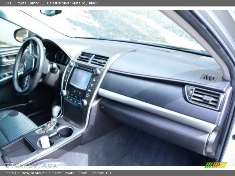 Celestial Silver Metallic / Black 2015 Toyota Camry SE