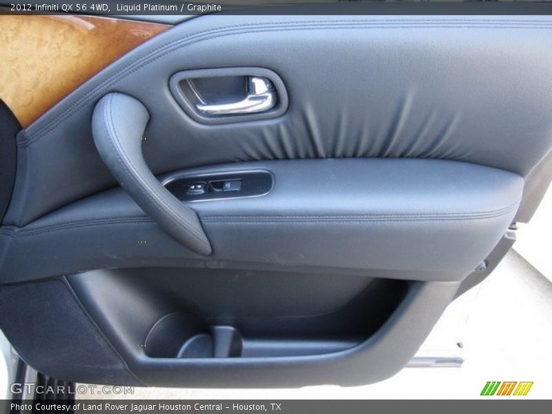 Liquid Platinum / Graphite 2012 Infiniti QX 56 4WD