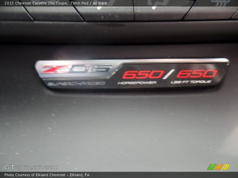 Torch Red / Jet Black 2015 Chevrolet Corvette Z06 Coupe