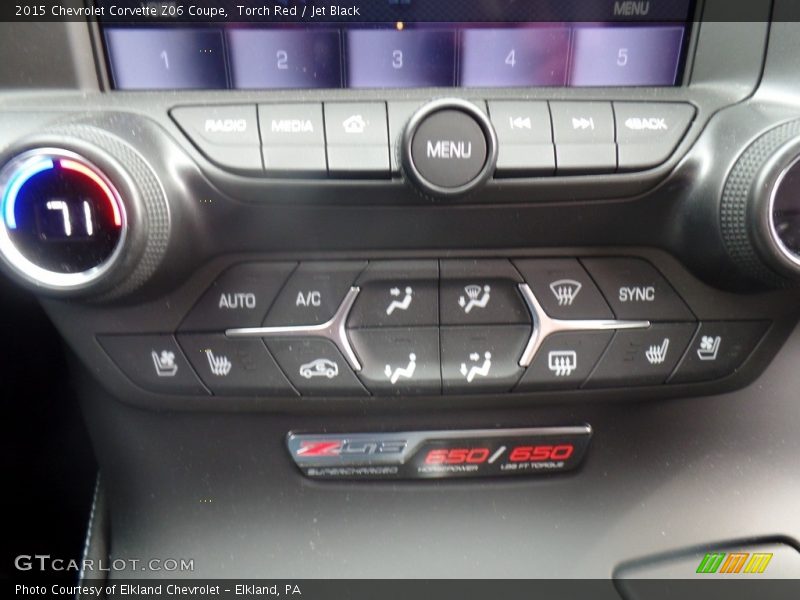 Torch Red / Jet Black 2015 Chevrolet Corvette Z06 Coupe