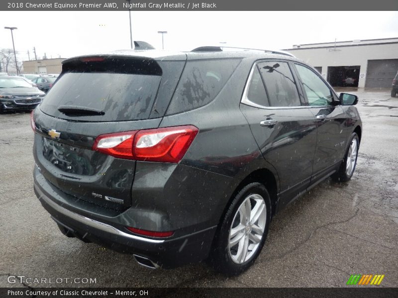 Nightfall Gray Metallic / Jet Black 2018 Chevrolet Equinox Premier AWD