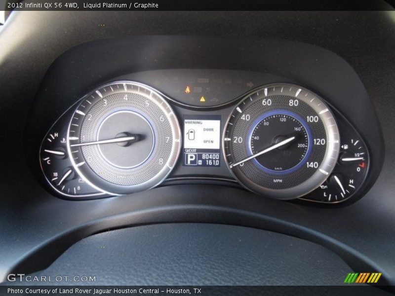 Liquid Platinum / Graphite 2012 Infiniti QX 56 4WD