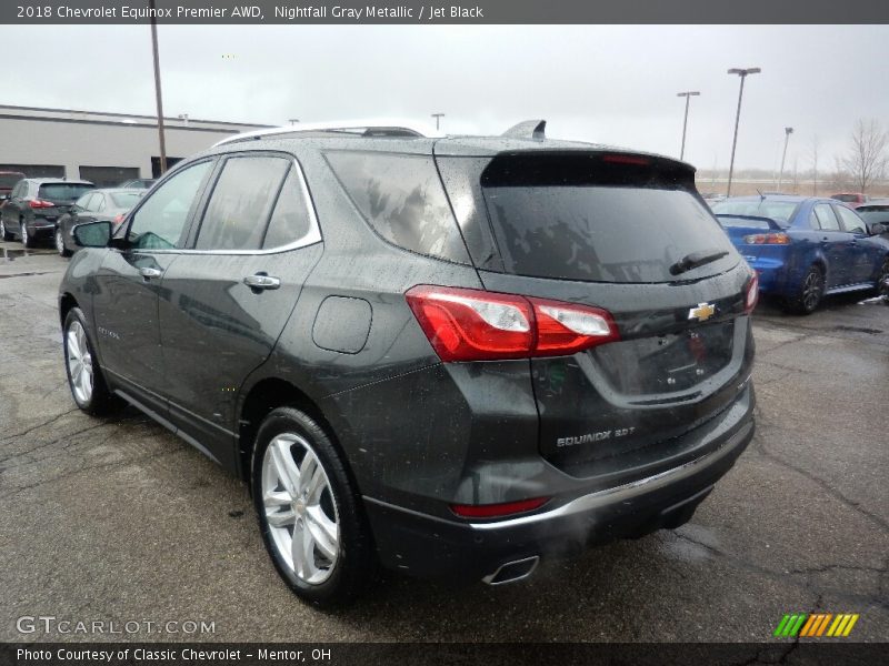 Nightfall Gray Metallic / Jet Black 2018 Chevrolet Equinox Premier AWD