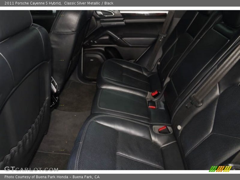 Classic Silver Metallic / Black 2011 Porsche Cayenne S Hybrid