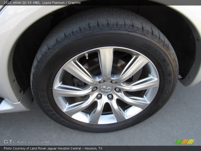 Liquid Platinum / Graphite 2012 Infiniti QX 56 4WD