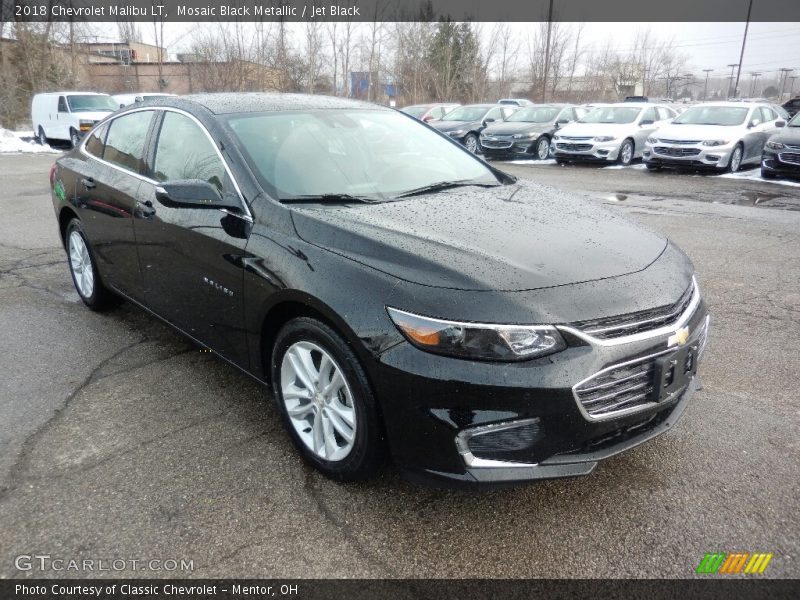 Mosaic Black Metallic / Jet Black 2018 Chevrolet Malibu LT