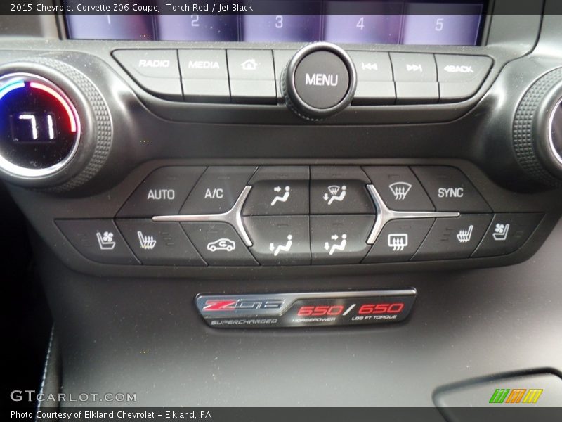 Torch Red / Jet Black 2015 Chevrolet Corvette Z06 Coupe