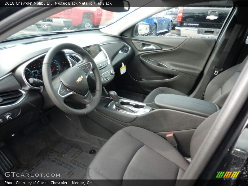 Mosaic Black Metallic / Jet Black 2018 Chevrolet Malibu LT